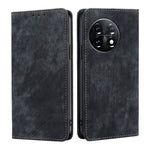 Custodia per telefono in pelle magnetica con spazzola antifurto RFID, For Xiaomi Redmi K60 / K60 Pro, For Honor 80 GT, For OnePlus 11
