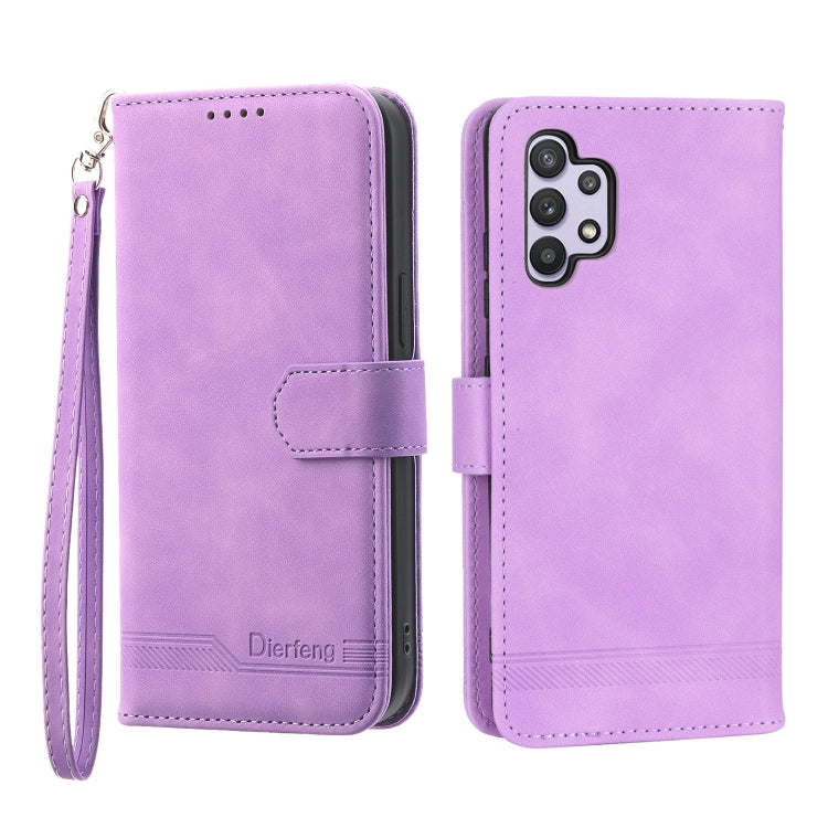 Dierfeng Dream Line TPU + Custodia per telefono in pelle PU, For Samsung Galaxy A32 5G, For Samsung Galaxy A52 5G / 4G, For Samsung Galaxy A72 5G / 4G, For Samsung Galaxy A22 4G