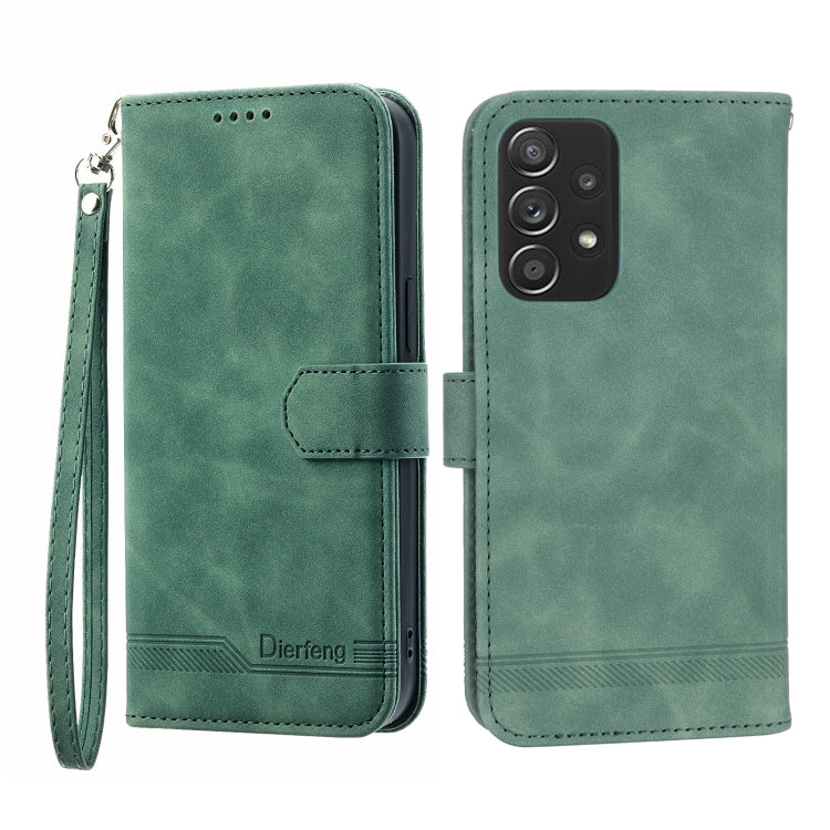 Dierfeng Dream Line TPU + Custodia per telefono in pelle PU, For Samsung Galaxy A32 5G, For Samsung Galaxy A52 5G / 4G, For Samsung Galaxy A72 5G / 4G, For Samsung Galaxy A22 4G