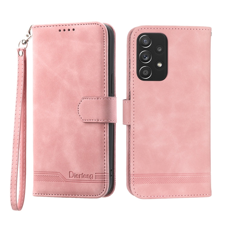 Dierfeng Dream Line TPU + Custodia per telefono in pelle PU, For Samsung Galaxy A32 5G, For Samsung Galaxy A52 5G / 4G, For Samsung Galaxy A72 5G / 4G, For Samsung Galaxy A22 4G