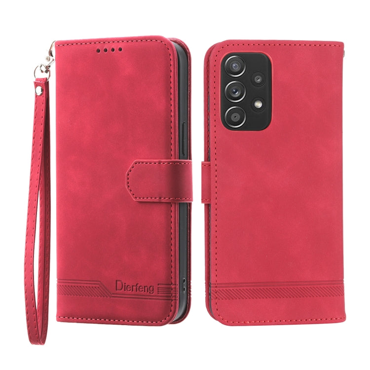 Dierfeng Dream Line TPU + Custodia per telefono in pelle PU, For Samsung Galaxy A32 5G, For Samsung Galaxy A52 5G / 4G, For Samsung Galaxy A72 5G / 4G, For Samsung Galaxy A22 4G