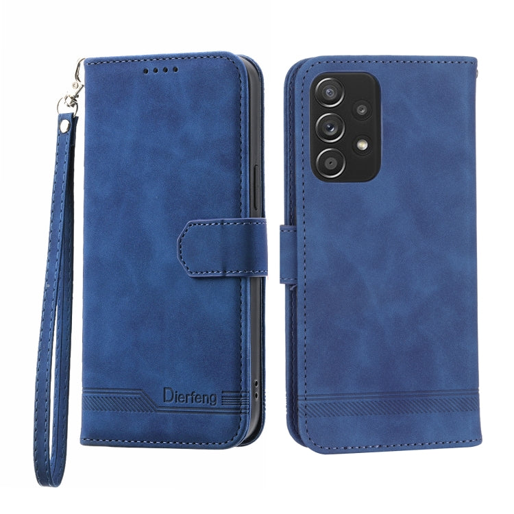 Dierfeng Dream Line TPU + Custodia per telefono in pelle PU, For Samsung Galaxy A32 5G, For Samsung Galaxy A52 5G / 4G, For Samsung Galaxy A72 5G / 4G, For Samsung Galaxy A22 4G