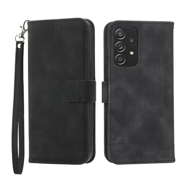 Dierfeng Dream Line TPU + Custodia per telefono in pelle PU, For Samsung Galaxy A32 5G, For Samsung Galaxy A52 5G / 4G, For Samsung Galaxy A72 5G / 4G, For Samsung Galaxy A22 4G