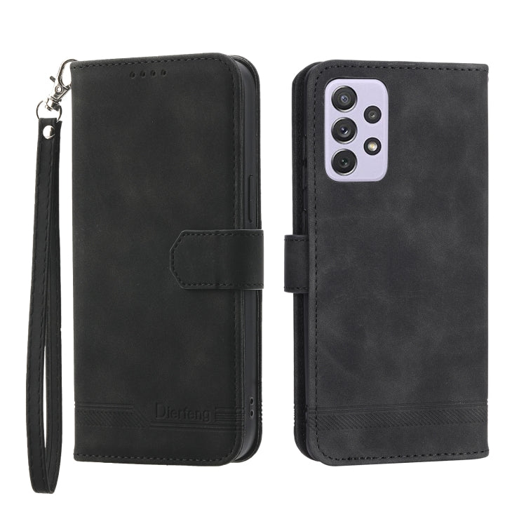 Dierfeng Dream Line TPU + Custodia per telefono in pelle PU, For Samsung Galaxy A32 5G, For Samsung Galaxy A52 5G / 4G, For Samsung Galaxy A72 5G / 4G, For Samsung Galaxy A22 4G