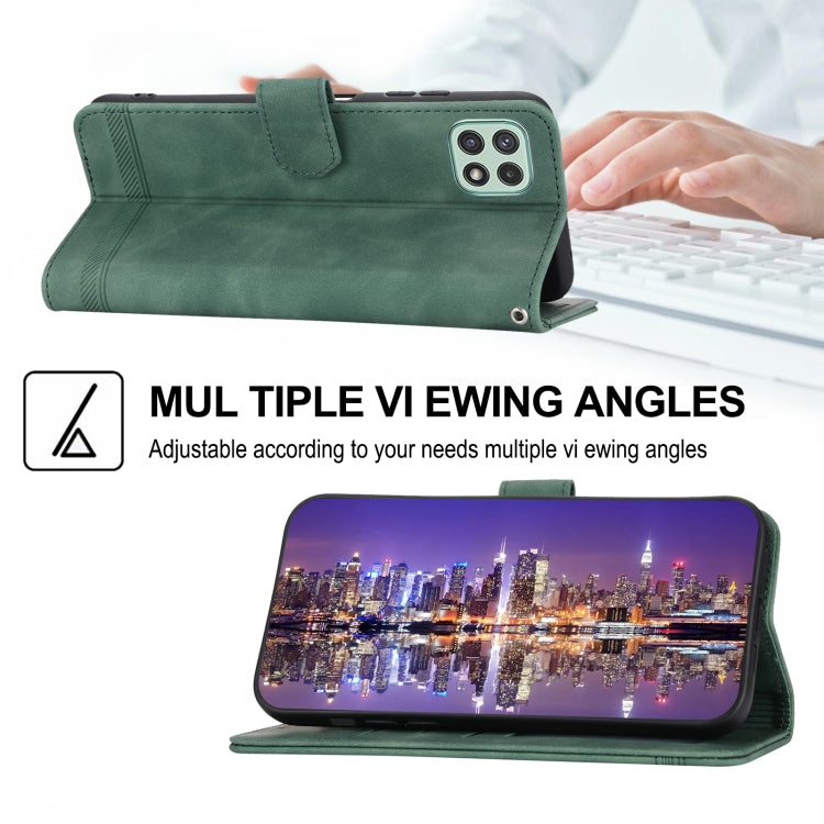 Dierfeng Dream Line TPU + Custodia per telefono in pelle PU, For Samsung Galaxy A22 5G, For Samsung Galaxy A03s 164mm, For Samsung Galaxy A03s 166mm, For Samsung Galaxy A03s US Version