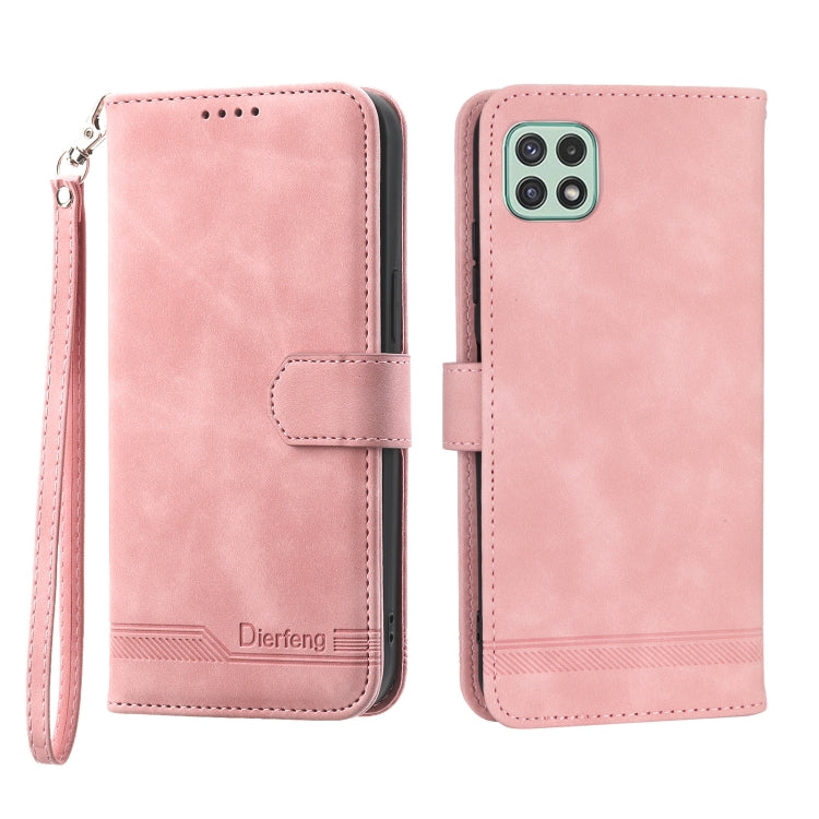 Dierfeng Dream Line TPU + Custodia per telefono in pelle PU, For Samsung Galaxy A22 5G, For Samsung Galaxy A03s 164mm, For Samsung Galaxy A03s 166mm, For Samsung Galaxy A03s US Version