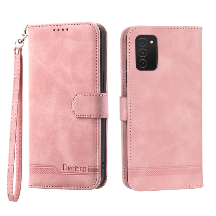 Dierfeng Dream Line TPU + Custodia per telefono in pelle PU, For Samsung Galaxy A22 5G, For Samsung Galaxy A03s 164mm, For Samsung Galaxy A03s 166mm, For Samsung Galaxy A03s US Version
