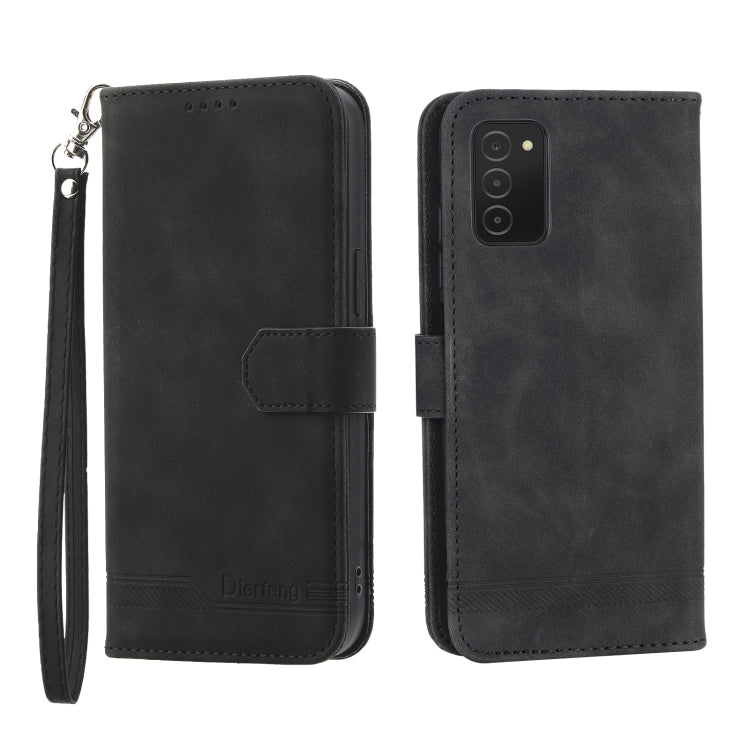 Dierfeng Dream Line TPU + Custodia per telefono in pelle PU, For Samsung Galaxy A22 5G, For Samsung Galaxy A03s 164mm, For Samsung Galaxy A03s 166mm, For Samsung Galaxy A03s US Version