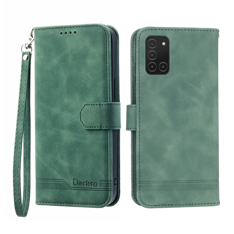 Dierfeng Dream Line TPU + Custodia per telefono in pelle PU, For Samsung Galaxy A22 5G, For Samsung Galaxy A03s 164mm, For Samsung Galaxy A03s 166mm, For Samsung Galaxy A03s US Version