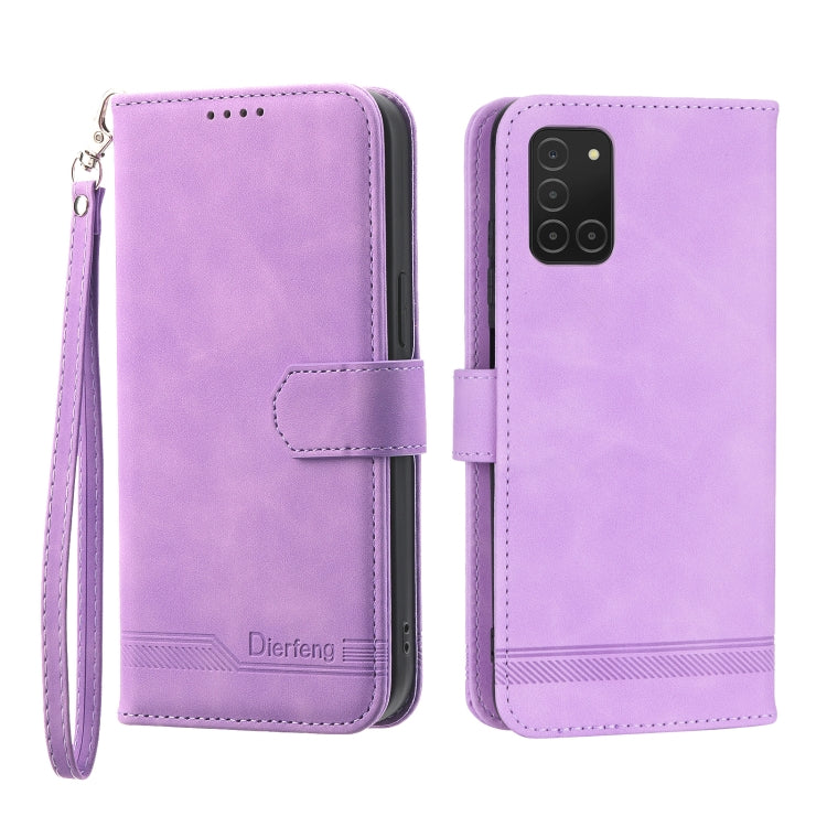 Dierfeng Dream Line TPU + Custodia per telefono in pelle PU, For Samsung Galaxy A22 5G, For Samsung Galaxy A03s 164mm, For Samsung Galaxy A03s 166mm, For Samsung Galaxy A03s US Version