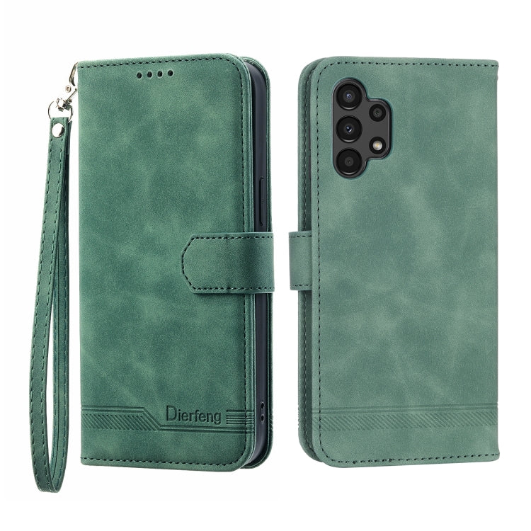 Dierfeng Dream Line TPU + Custodia per telefono in pelle PU, For Samsung Galaxy A13, For Samsung Galaxy A53, For Samsung Galaxy A73, For Samsung Galaxy A23
