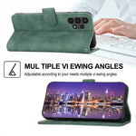 Dierfeng Dream Line TPU + Custodia per telefono in pelle PU, For Samsung Galaxy A13, For Samsung Galaxy A53, For Samsung Galaxy A73, For Samsung Galaxy A23