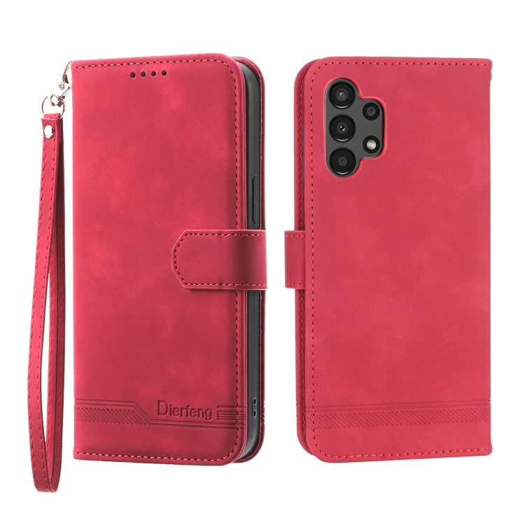 Dierfeng Dream Line TPU + Custodia per telefono in pelle PU, For Samsung Galaxy A13, For Samsung Galaxy A53, For Samsung Galaxy A73, For Samsung Galaxy A23