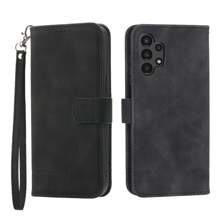 Dierfeng Dream Line TPU + Custodia per telefono in pelle PU, For Samsung Galaxy A13, For Samsung Galaxy A53, For Samsung Galaxy A73, For Samsung Galaxy A23