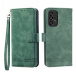 Dierfeng Dream Line TPU + Custodia per telefono in pelle PU, For Samsung Galaxy A13, For Samsung Galaxy A53, For Samsung Galaxy A73, For Samsung Galaxy A23