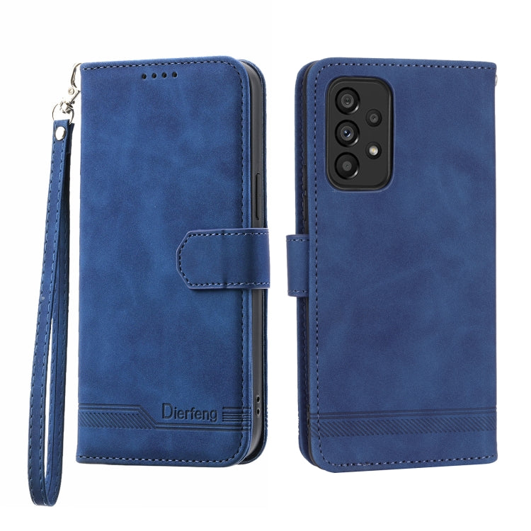 Dierfeng Dream Line TPU + Custodia per telefono in pelle PU, For Samsung Galaxy A13, For Samsung Galaxy A53, For Samsung Galaxy A73, For Samsung Galaxy A23