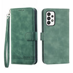 Dierfeng Dream Line TPU + Custodia per telefono in pelle PU, For Samsung Galaxy A13, For Samsung Galaxy A53, For Samsung Galaxy A73, For Samsung Galaxy A23