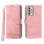 Dierfeng Dream Line TPU + Custodia per telefono in pelle PU, For Samsung Galaxy A13, For Samsung Galaxy A53, For Samsung Galaxy A73, For Samsung Galaxy A23