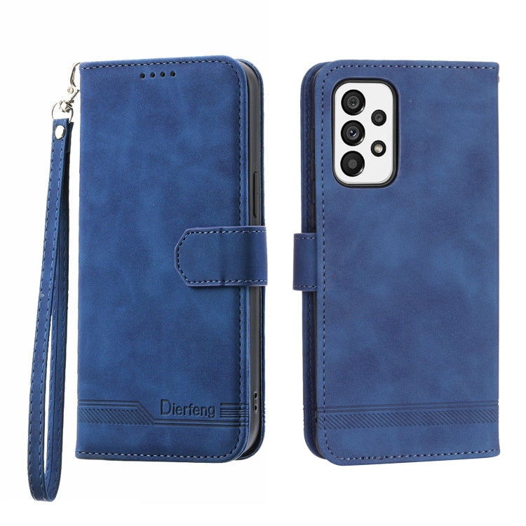 Dierfeng Dream Line TPU + Custodia per telefono in pelle PU, For Samsung Galaxy A13, For Samsung Galaxy A53, For Samsung Galaxy A73, For Samsung Galaxy A23