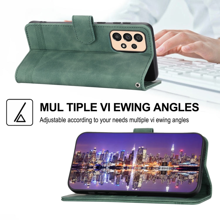 Dierfeng Dream Line TPU + Custodia per telefono in pelle PU, For Samsung Galaxy A33, For Samsung Galaxy A22e 5G JP Version, For Samsung Galaxy A14, For Samsung Galaxy A54
