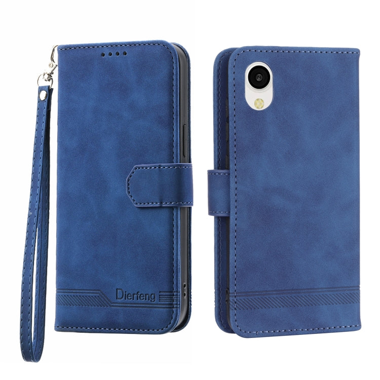 Dierfeng Dream Line TPU + Custodia per telefono in pelle PU, For Samsung Galaxy A33, For Samsung Galaxy A22e 5G JP Version, For Samsung Galaxy A14, For Samsung Galaxy A54