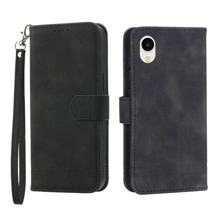 Dierfeng Dream Line TPU + Custodia per telefono in pelle PU, For Samsung Galaxy A33, For Samsung Galaxy A22e 5G JP Version, For Samsung Galaxy A14, For Samsung Galaxy A54