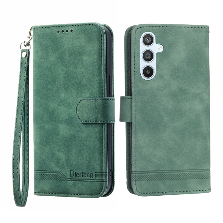 Dierfeng Dream Line TPU + Custodia per telefono in pelle PU, For Samsung Galaxy A33, For Samsung Galaxy A22e 5G JP Version, For Samsung Galaxy A14, For Samsung Galaxy A54