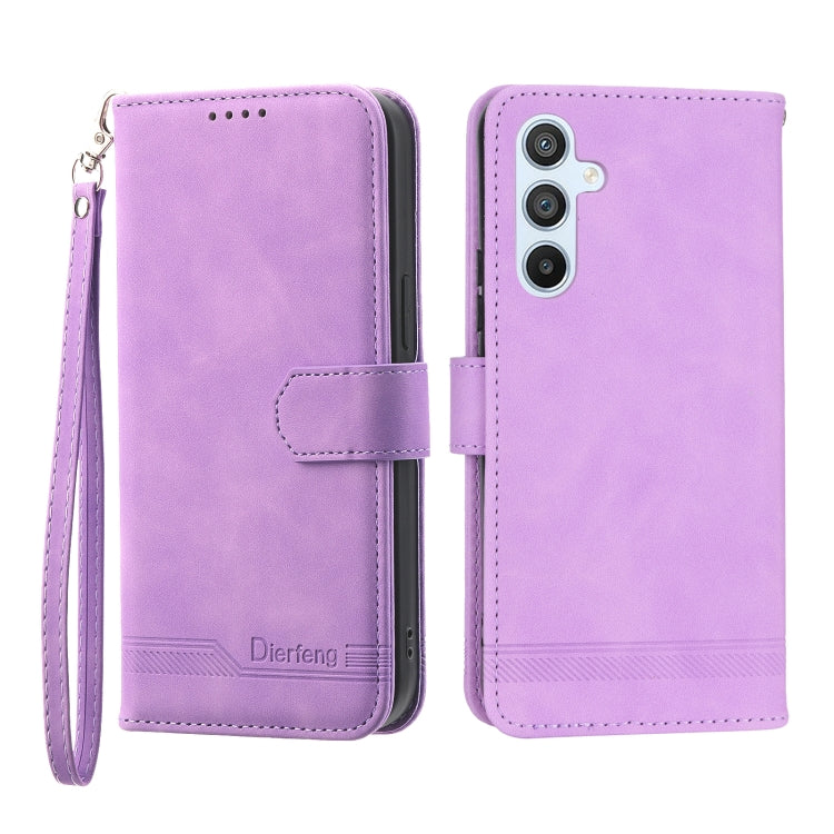 Dierfeng Dream Line TPU + Custodia per telefono in pelle PU, For Samsung Galaxy A33, For Samsung Galaxy A22e 5G JP Version, For Samsung Galaxy A14, For Samsung Galaxy A54