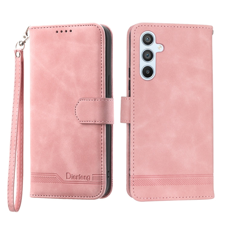 Dierfeng Dream Line TPU + Custodia per telefono in pelle PU, For Samsung Galaxy A33, For Samsung Galaxy A22e 5G JP Version, For Samsung Galaxy A14, For Samsung Galaxy A54