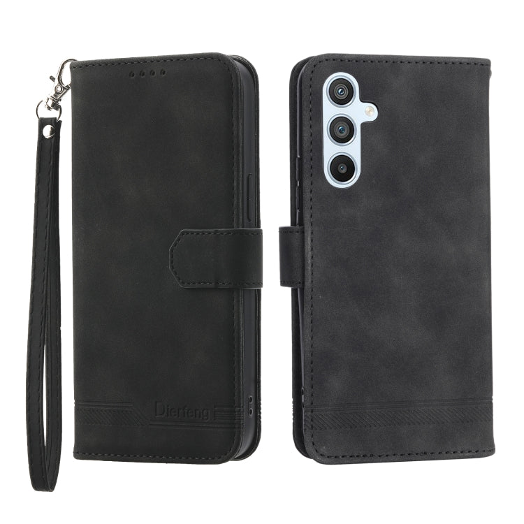 Dierfeng Dream Line TPU + Custodia per telefono in pelle PU, For Samsung Galaxy A33, For Samsung Galaxy A22e 5G JP Version, For Samsung Galaxy A14, For Samsung Galaxy A54