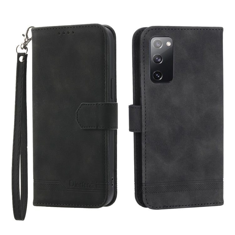 Dierfeng Dream Line TPU + Custodia per telefono in pelle PU, For Samsung Galaxy A34, For Samsung Galaxy S20 FE, For Samsung Galaxy S21 5G, For Samsung Galaxy S21+ 5G