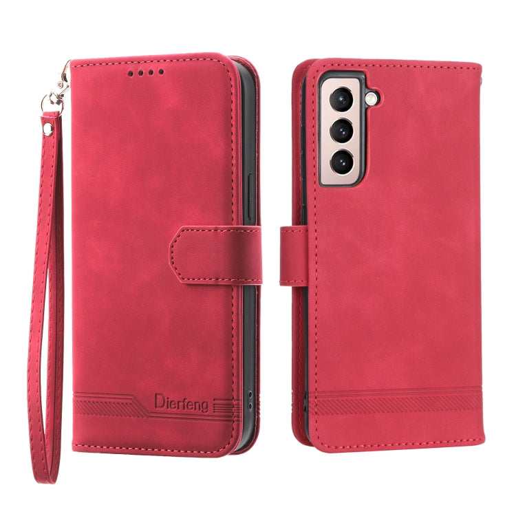 Dierfeng Dream Line TPU + Custodia per telefono in pelle PU, For Samsung Galaxy A34, For Samsung Galaxy S20 FE, For Samsung Galaxy S21 5G, For Samsung Galaxy S21+ 5G