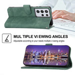 Dierfeng Dream Line TPU + Custodia per telefono in pelle PU, For Samsung Galaxy S21 Ultra 5G, For Samsung Galaxy S21 FE 5G, For Samsung Galaxy S22 5G, For Samsung Galaxy S22+ 5G