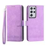 Dierfeng Dream Line TPU + Custodia per telefono in pelle PU, For Samsung Galaxy S21 Ultra 5G, For Samsung Galaxy S21 FE 5G, For Samsung Galaxy S22 5G, For Samsung Galaxy S22+ 5G