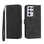 Dierfeng Dream Line TPU + Custodia per telefono in pelle PU, For Samsung Galaxy S21 Ultra 5G, For Samsung Galaxy S21 FE 5G, For Samsung Galaxy S22 5G, For Samsung Galaxy S22+ 5G