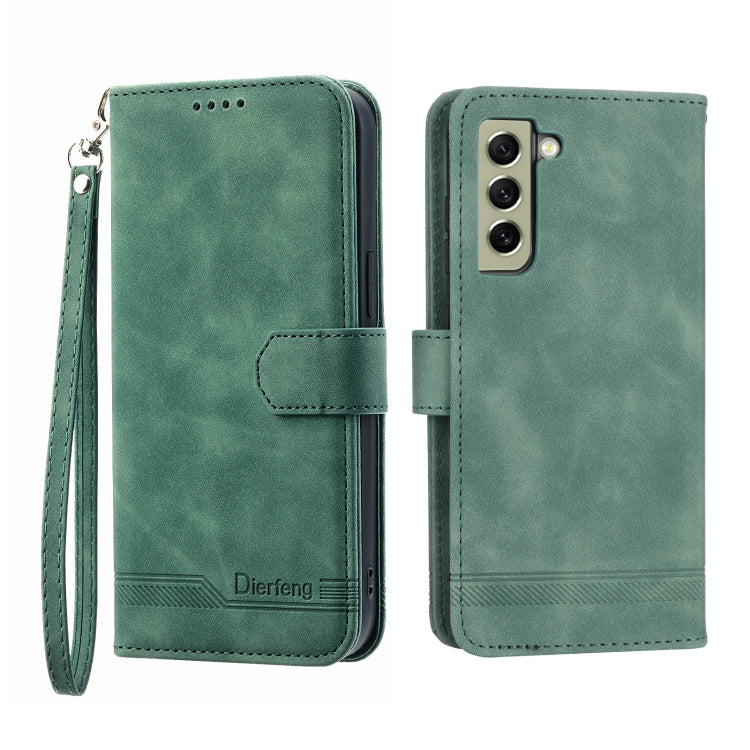 Dierfeng Dream Line TPU + Custodia per telefono in pelle PU, For Samsung Galaxy S21 Ultra 5G, For Samsung Galaxy S21 FE 5G, For Samsung Galaxy S22 5G, For Samsung Galaxy S22+ 5G