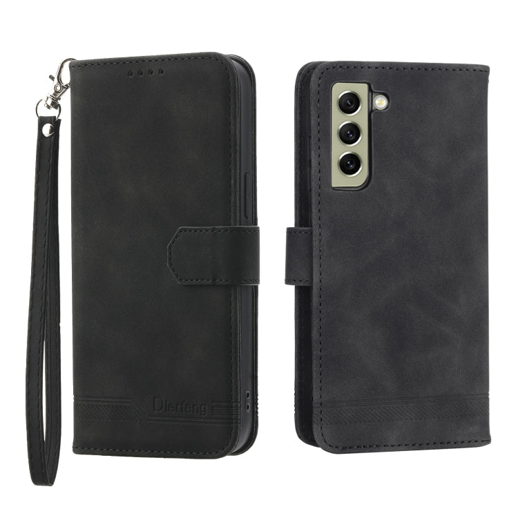 Dierfeng Dream Line TPU + Custodia per telefono in pelle PU, For Samsung Galaxy S21 Ultra 5G, For Samsung Galaxy S21 FE 5G, For Samsung Galaxy S22 5G, For Samsung Galaxy S22+ 5G