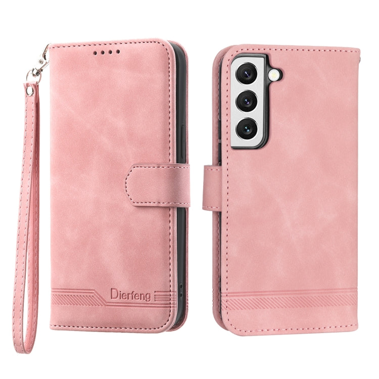 Dierfeng Dream Line TPU + Custodia per telefono in pelle PU, For Samsung Galaxy S21 Ultra 5G, For Samsung Galaxy S21 FE 5G, For Samsung Galaxy S22 5G, For Samsung Galaxy S22+ 5G