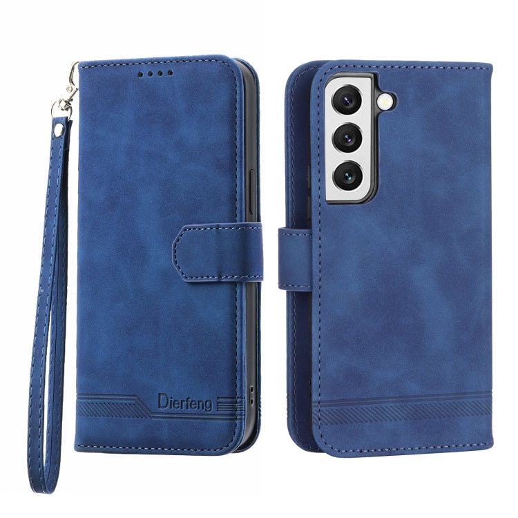 Dierfeng Dream Line TPU + Custodia per telefono in pelle PU, For Samsung Galaxy S21 Ultra 5G, For Samsung Galaxy S21 FE 5G, For Samsung Galaxy S22 5G, For Samsung Galaxy S22+ 5G
