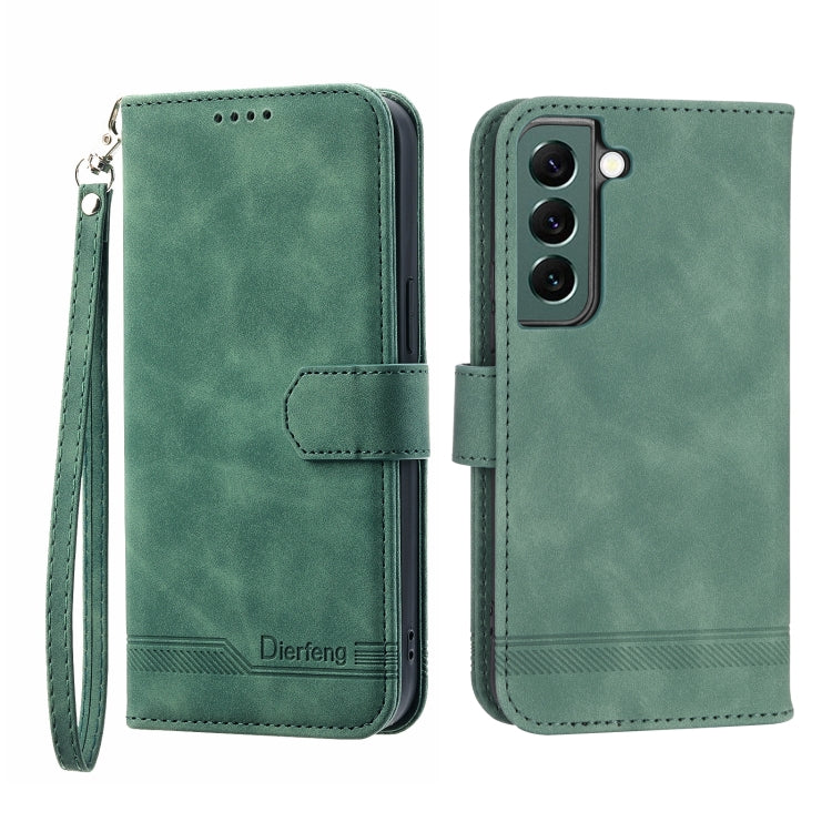 Dierfeng Dream Line TPU + Custodia per telefono in pelle PU, For Samsung Galaxy S21 Ultra 5G, For Samsung Galaxy S21 FE 5G, For Samsung Galaxy S22 5G, For Samsung Galaxy S22+ 5G