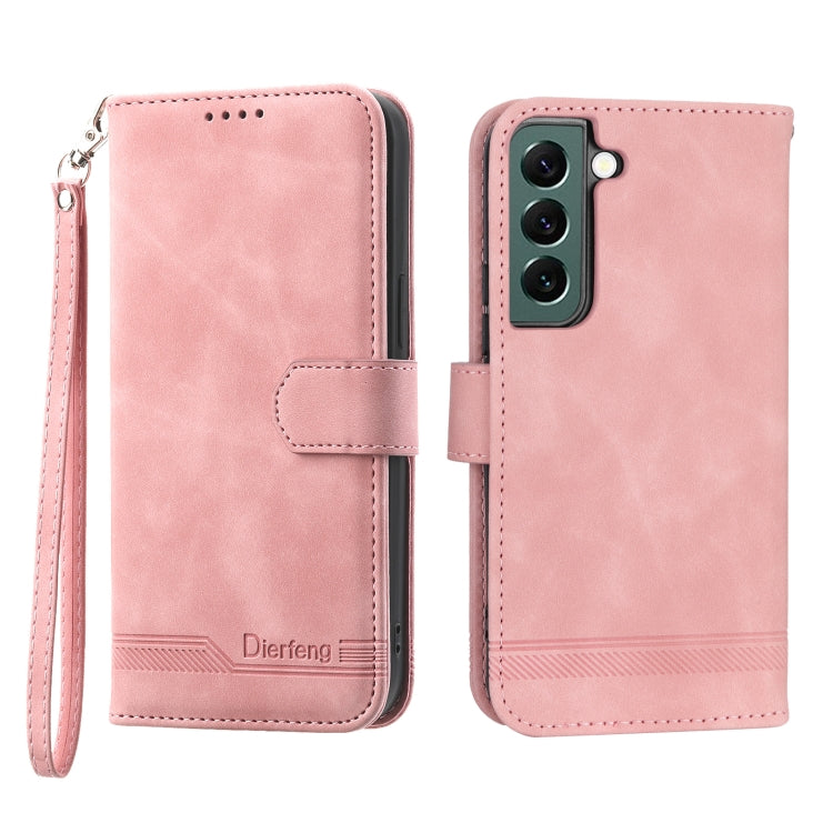 Dierfeng Dream Line TPU + Custodia per telefono in pelle PU, For Samsung Galaxy S21 Ultra 5G, For Samsung Galaxy S21 FE 5G, For Samsung Galaxy S22 5G, For Samsung Galaxy S22+ 5G