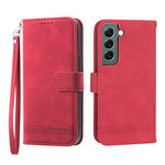 Dierfeng Dream Line TPU + Custodia per telefono in pelle PU, For Samsung Galaxy S21 Ultra 5G, For Samsung Galaxy S21 FE 5G, For Samsung Galaxy S22 5G, For Samsung Galaxy S22+ 5G