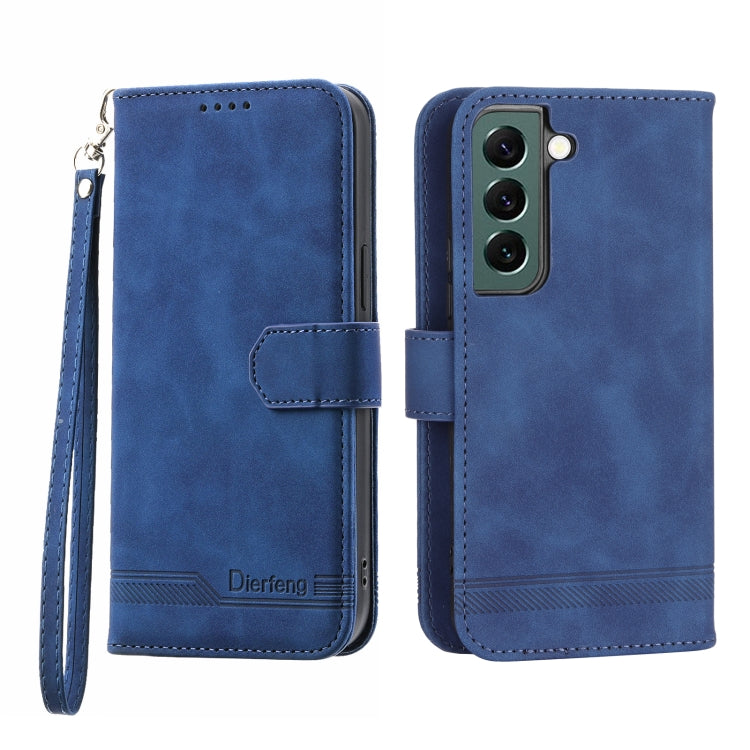 Dierfeng Dream Line TPU + Custodia per telefono in pelle PU, For Samsung Galaxy S21 Ultra 5G, For Samsung Galaxy S21 FE 5G, For Samsung Galaxy S22 5G, For Samsung Galaxy S22+ 5G