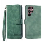 Dierfeng Dream Line TPU + Custodia per telefono in pelle PU, For Samsung Galaxy S22 Ultra 5G, For Samsung Galaxy S23 5G, For Samsung Galaxy S23 Ultra 5G, For Samsung Galaxy S23+ 5G