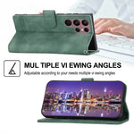 Dierfeng Dream Line TPU + Custodia per telefono in pelle PU, For Samsung Galaxy S22 Ultra 5G, For Samsung Galaxy S23 5G, For Samsung Galaxy S23 Ultra 5G, For Samsung Galaxy S23+ 5G