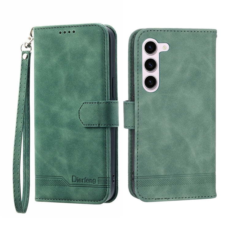 Dierfeng Dream Line TPU + Custodia per telefono in pelle PU, For Samsung Galaxy S22 Ultra 5G, For Samsung Galaxy S23 5G, For Samsung Galaxy S23 Ultra 5G, For Samsung Galaxy S23+ 5G