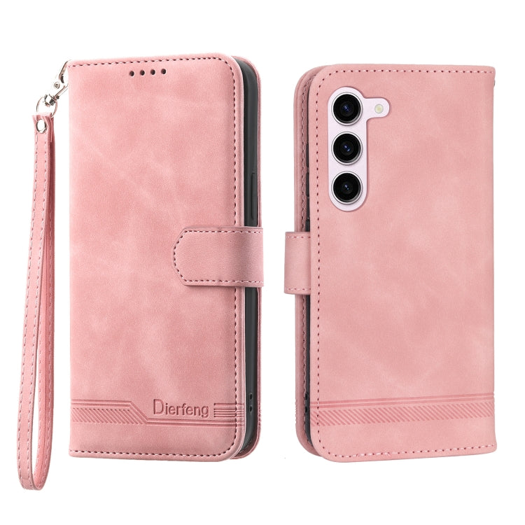 Dierfeng Dream Line TPU + Custodia per telefono in pelle PU, For Samsung Galaxy S22 Ultra 5G, For Samsung Galaxy S23 5G, For Samsung Galaxy S23 Ultra 5G, For Samsung Galaxy S23+ 5G