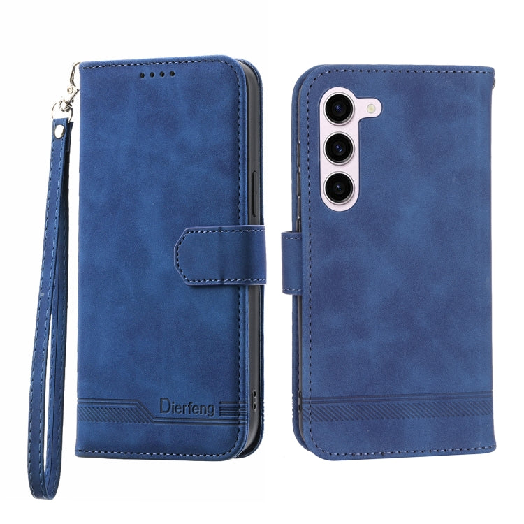 Dierfeng Dream Line TPU + Custodia per telefono in pelle PU, For Samsung Galaxy S22 Ultra 5G, For Samsung Galaxy S23 5G, For Samsung Galaxy S23 Ultra 5G, For Samsung Galaxy S23+ 5G