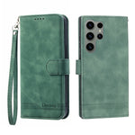Dierfeng Dream Line TPU + Custodia per telefono in pelle PU, For Samsung Galaxy S22 Ultra 5G, For Samsung Galaxy S23 5G, For Samsung Galaxy S23 Ultra 5G, For Samsung Galaxy S23+ 5G