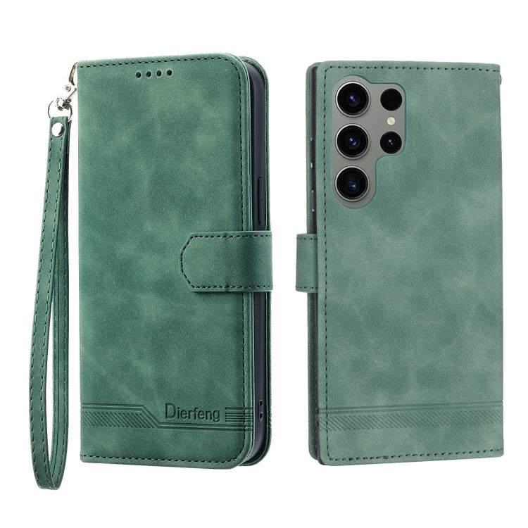 Dierfeng Dream Line TPU + Custodia per telefono in pelle PU, For Samsung Galaxy S22 Ultra 5G, For Samsung Galaxy S23 5G, For Samsung Galaxy S23 Ultra 5G, For Samsung Galaxy S23+ 5G